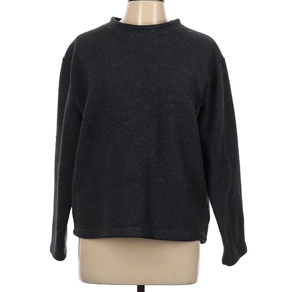 Anne Klein Gray Fleece, L - Picture 1 of 2